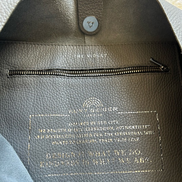 Kurt Geiger gray Violet hobo bag - Picture 6 of 8